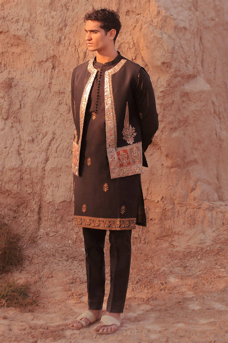 Pakistani Menswear | MNR-RAM GARH by Libayah Ltd. - Designer Dress - Type: Menswear - Available at Libayah - 100% Original