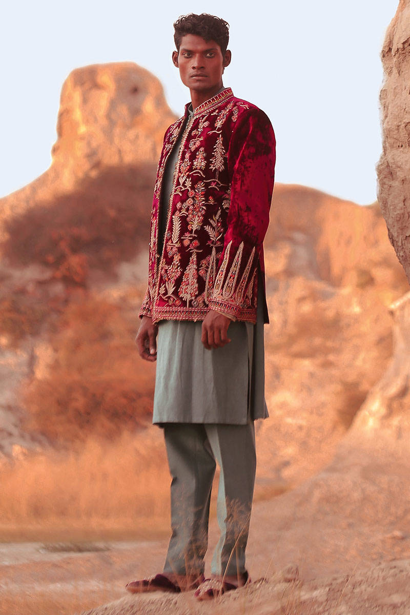 Pakistani Menswear | MNR-PATOKI by Libayah Ltd. - Designer Dress - Type: Menswear - Available at Libayah - 100% Original