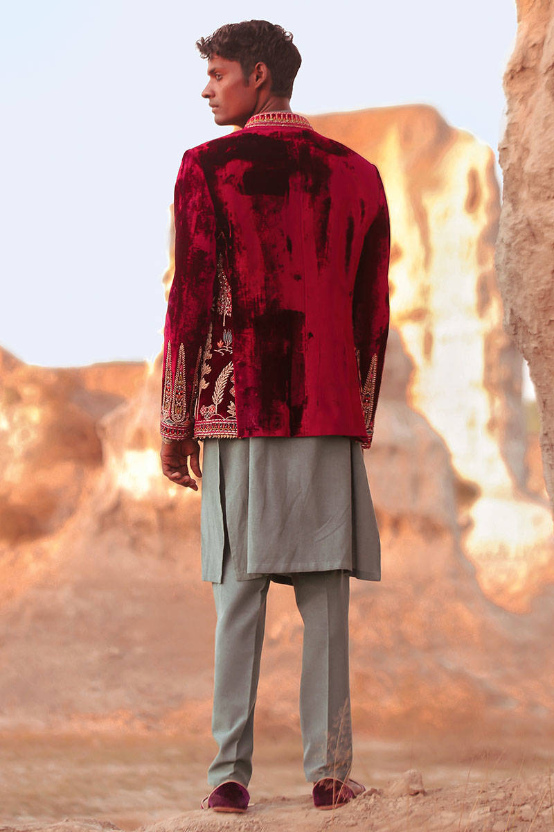 Pakistani Menswear | MNR-PATOKI by Libayah Ltd. - Designer Dress - Type: Menswear - Available at Libayah - 100% Original