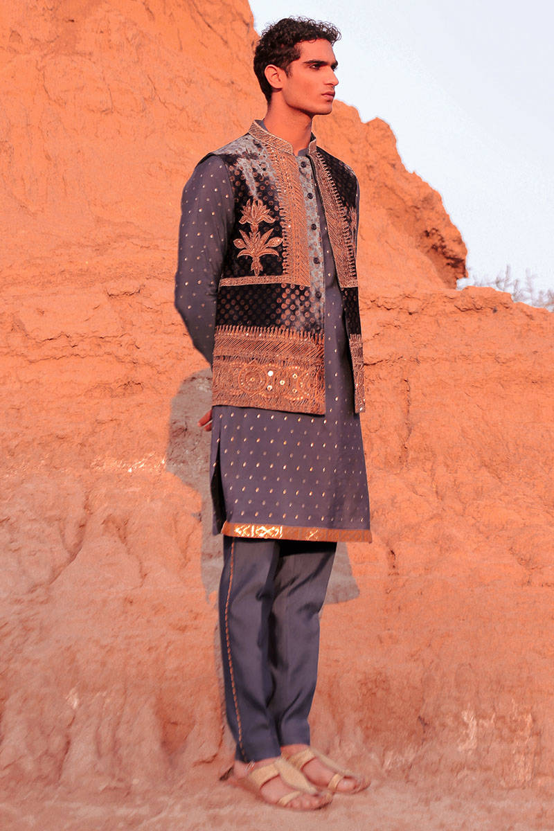 Pakistani Menswear | MNR-APC by Libayah Ltd. - Designer Dress - Type: Menswear - Available at Libayah - 100% Original