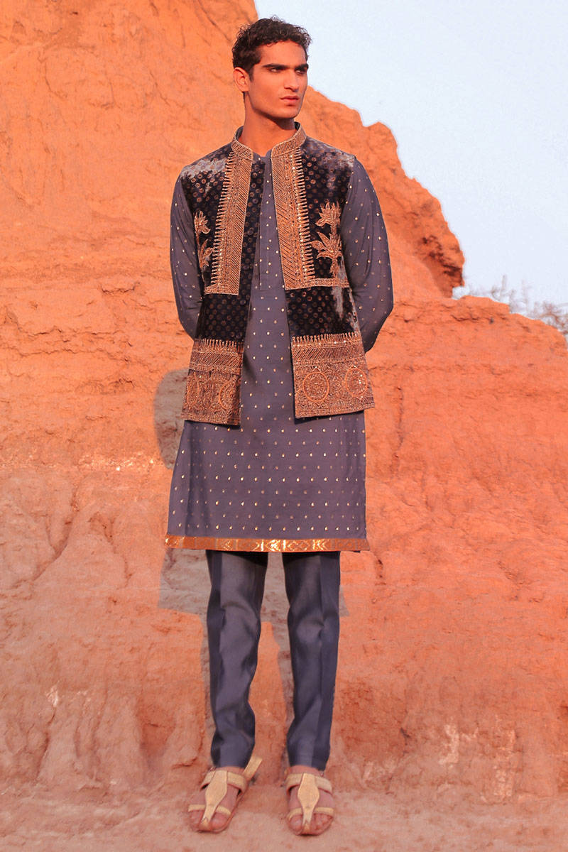 Pakistani Menswear | MNR-APC by Libayah Ltd. - Designer Dress - Type: Menswear - Available at Libayah - 100% Original