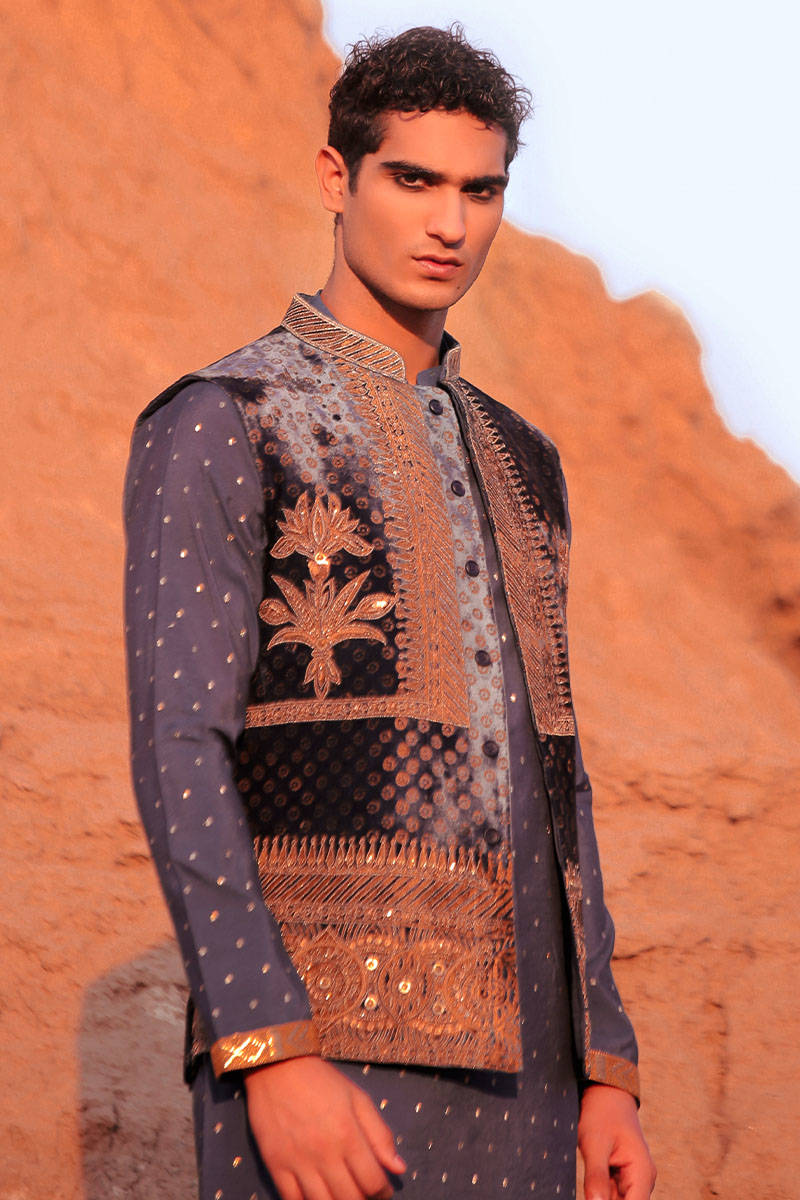 Pakistani Menswear | MNR-APC by Libayah Ltd. - Designer Dress - Type: Menswear - Available at Libayah - 100% Original