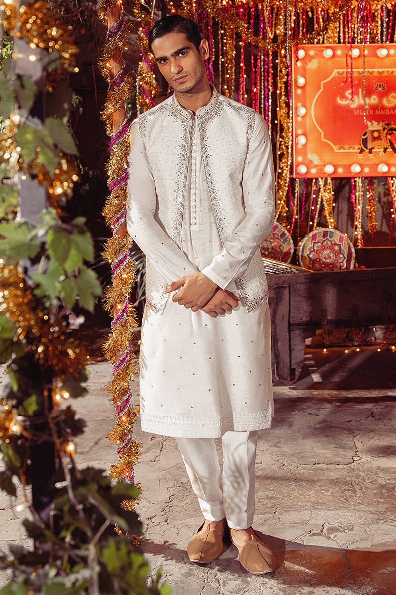 Pakistani Menswear | MNR-SHAHBALA by Libayah Ltd. - Designer Dress - Type: Menswear - Available at Libayah - 100% Original