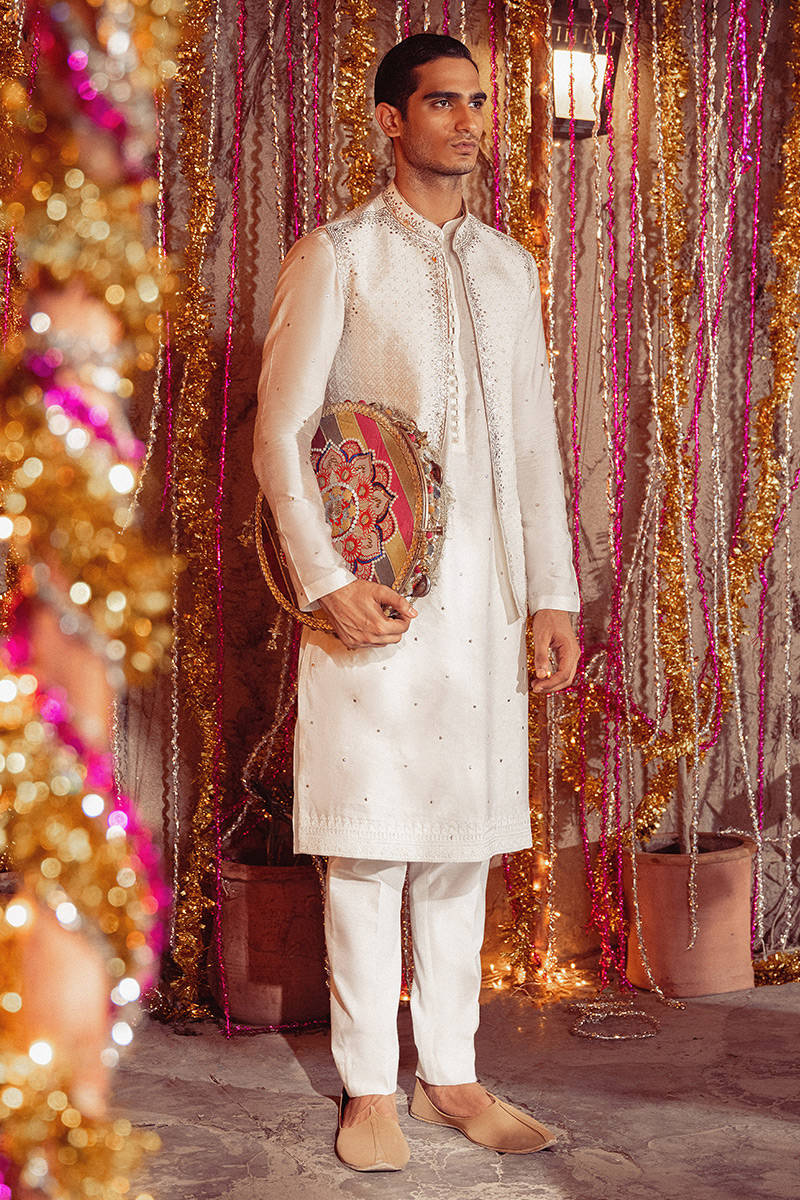 Pakistani Menswear | MNR-SHAHBALA by Libayah Ltd. - Designer Dress - Type: Menswear - Available at Libayah - 100% Original