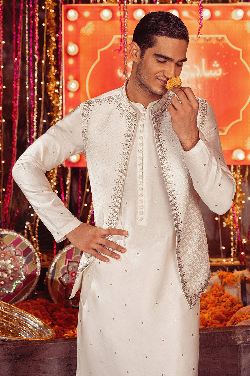 Pakistani Menswear | MNR-SHAHBALA by Libayah Ltd. - Designer Dress - Type: Menswear - Available at Libayah - 100% Original