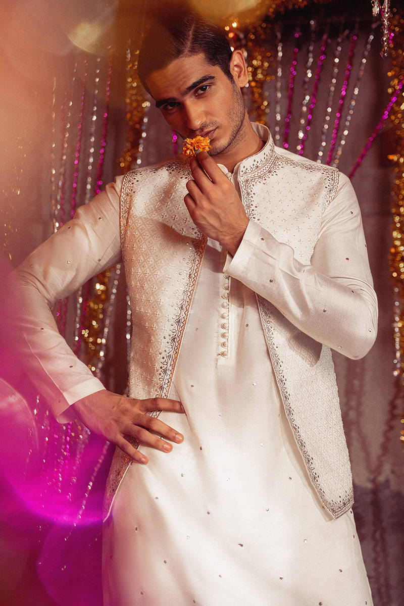 Pakistani Menswear | MNR-SHAHBALA by Libayah Ltd. - Designer Dress - Type: Menswear - Available at Libayah - 100% Original