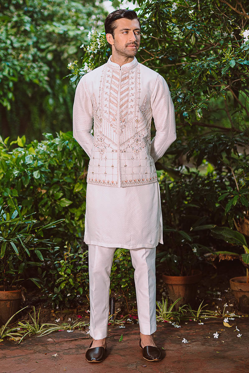 Pakistani Menswear | MNR-MAHVAR by Libayah Ltd. - Designer Dress - Type: Menswear - Available at Libayah - 100% Original