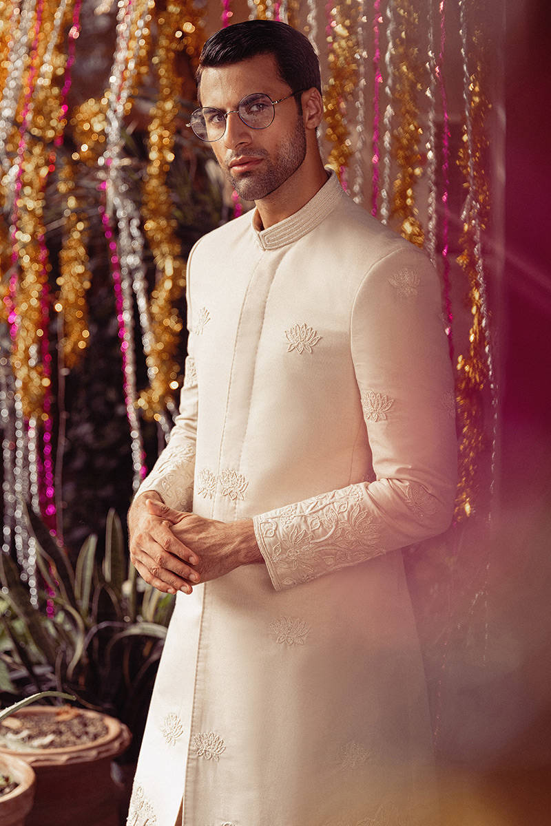Pakistani Menswear | MNR-FARID by Libayah Ltd. - Designer Dress - Type: Menswear - Available at Libayah - 100% Original
