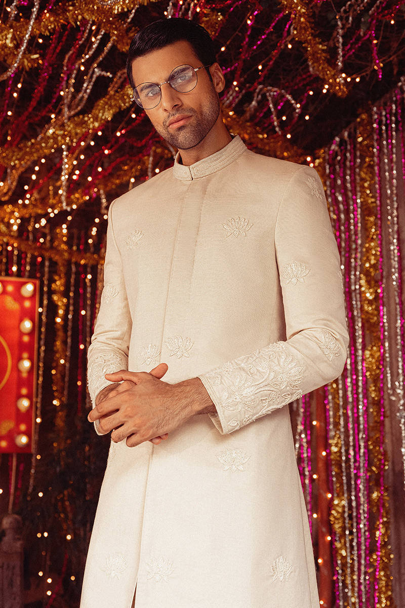 Pakistani Menswear | MNR-FARID by Libayah Ltd. - Designer Dress - Type: Menswear - Available at Libayah - 100% Original