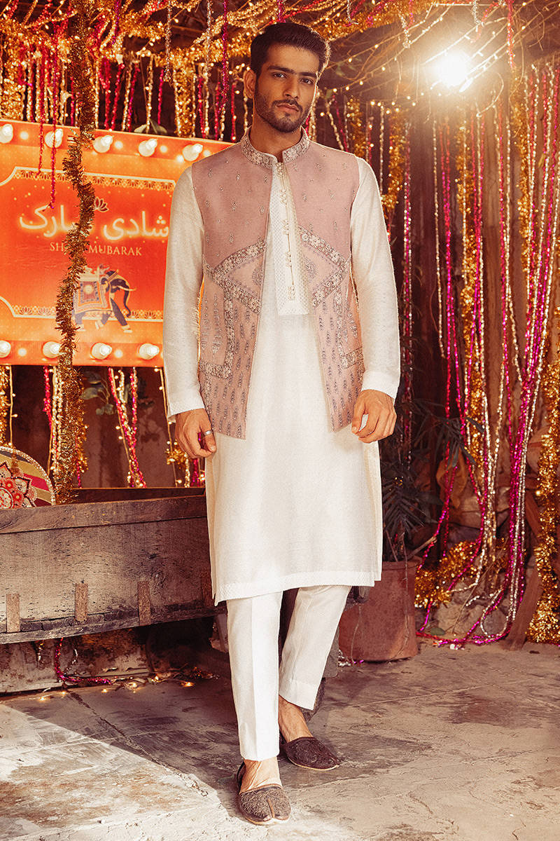 Pakistani Menswear | MNR-YSF by Libayah Ltd. - Designer Dress - Type: Menswear - Available at Libayah - 100% Original