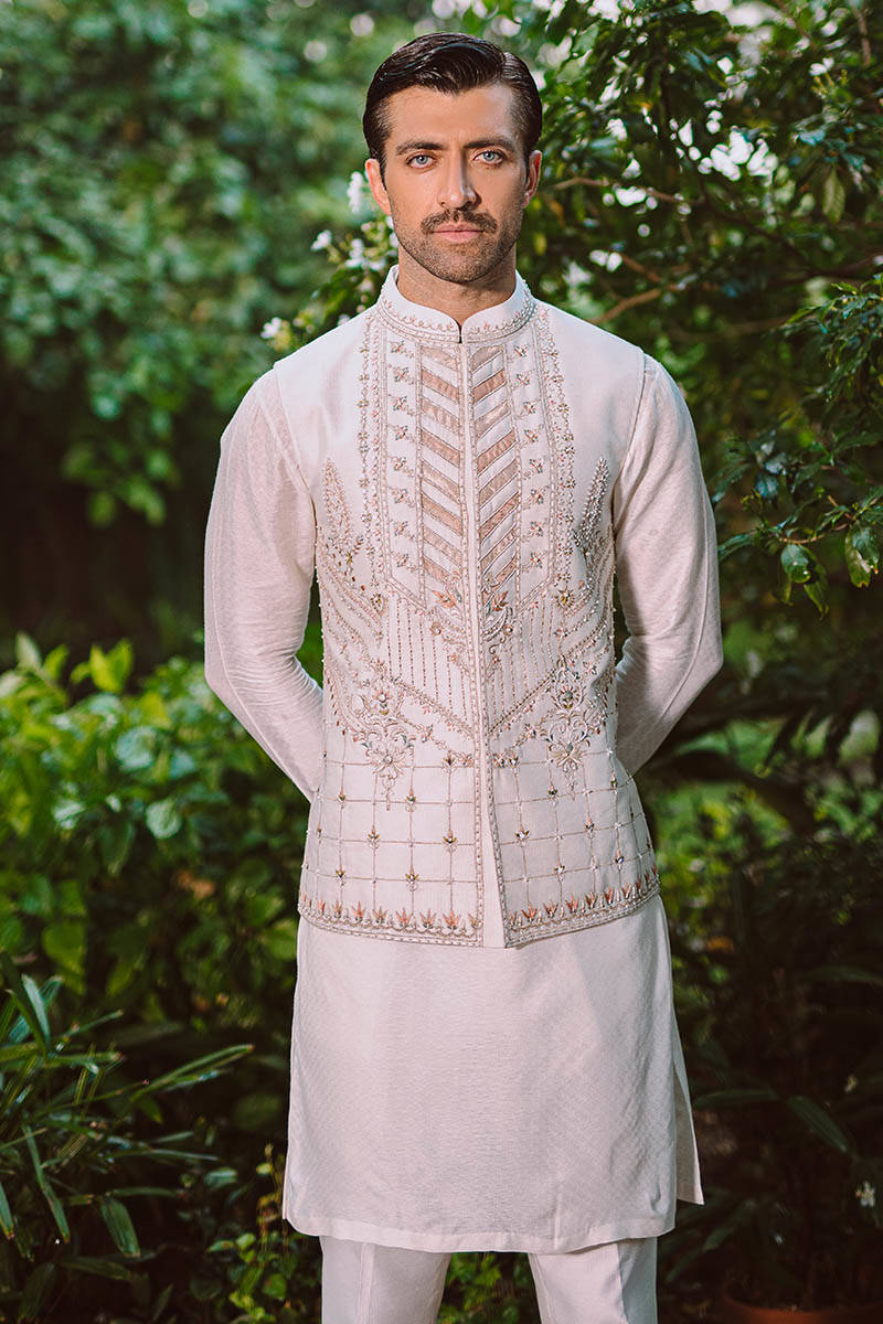 Pakistani Menswear | MNR-MAHVAR by Libayah Ltd. - Designer Dress - Type: Menswear - Available at Libayah - 100% Original