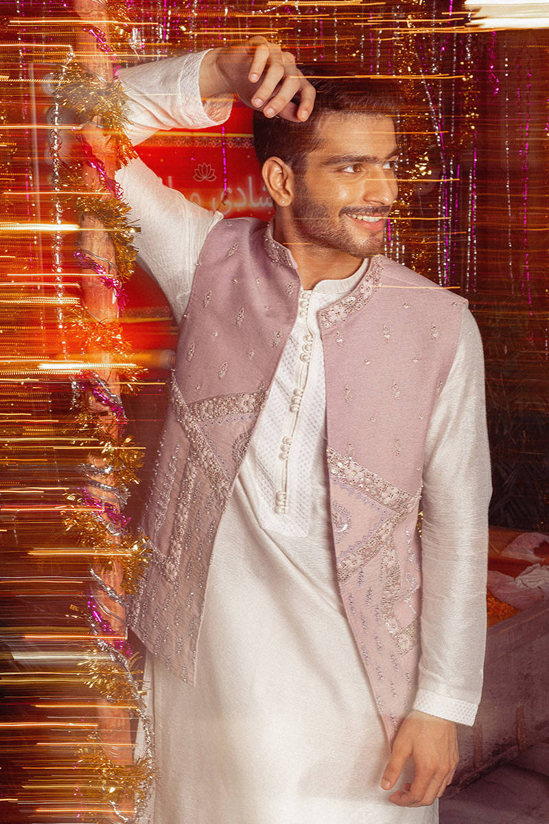 Pakistani Menswear | MNR-YSF by Libayah Ltd. - Designer Dress - Type: Menswear - Available at Libayah - 100% Original