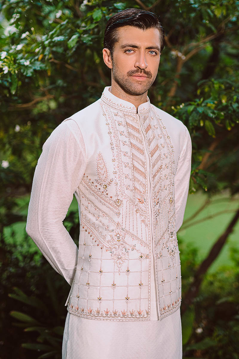 Pakistani Menswear | MNR-MAHVAR by Libayah Ltd. - Designer Dress - Type: Menswear - Available at Libayah - 100% Original