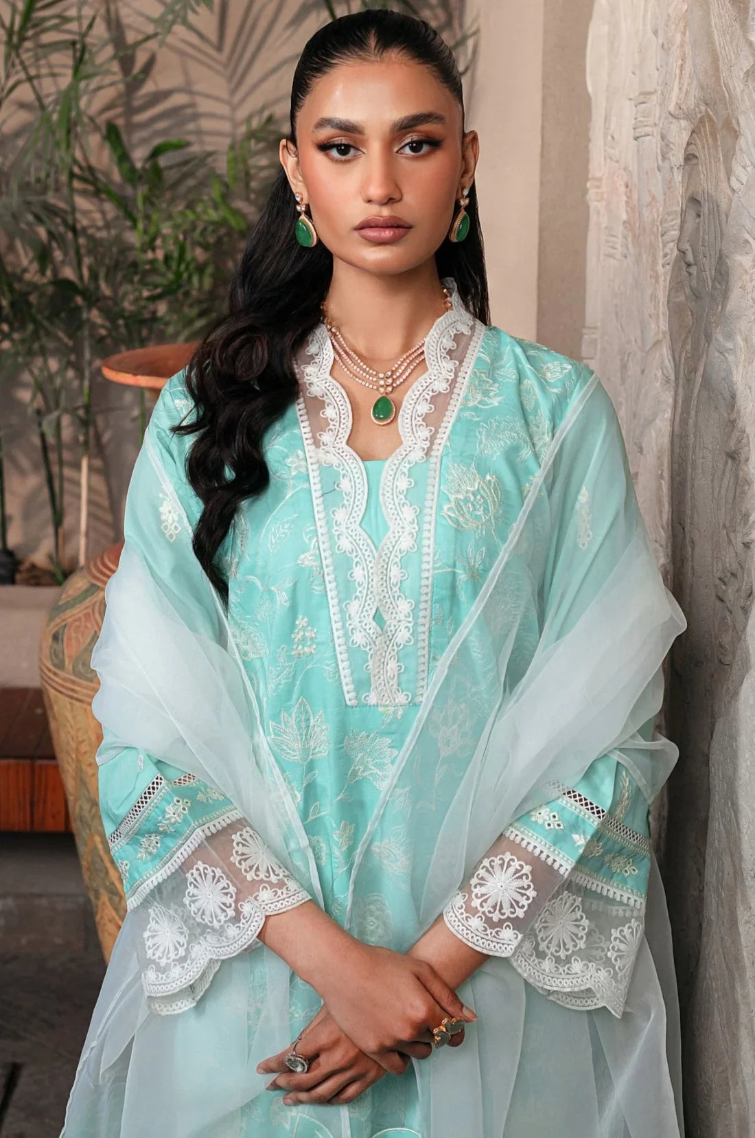 Mohagni | Muntazir Luxury Lawn 24 | MGZ-09 by Mohagni - Designer Dress - Type: Ladies Clothes - Available at Libayah - 100% Original