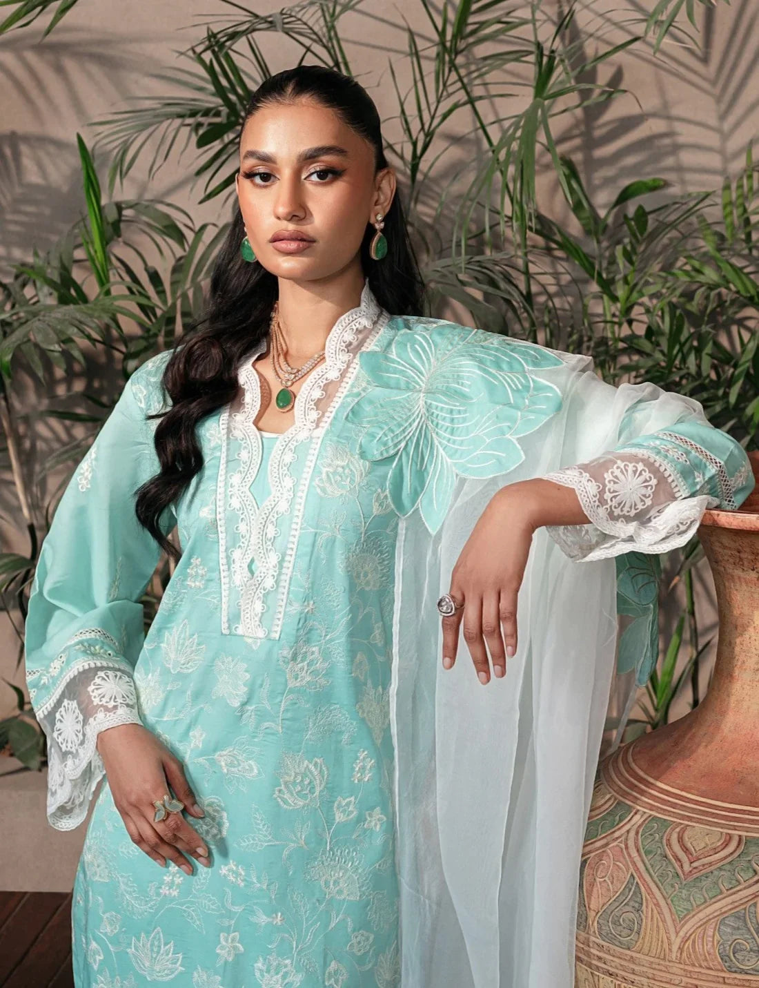 Mohagni | Muntazir Luxury Lawn 24 | MGZ-09 by Mohagni - Designer Dress - Type: Ladies Clothes - Available at Libayah - 100% Original