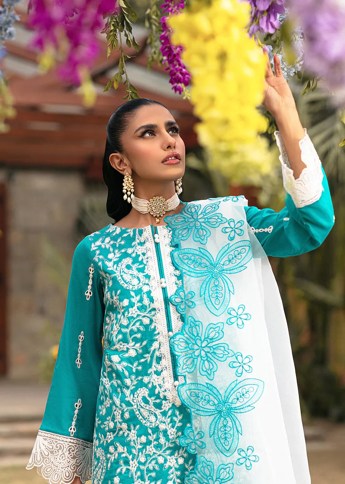Mohagni | Muntazir Luxury Lawn 24 | MGZ-10 by Mohagni - Designer Dress - Type: Ladies Clothes - Available at Libayah - 100% Original