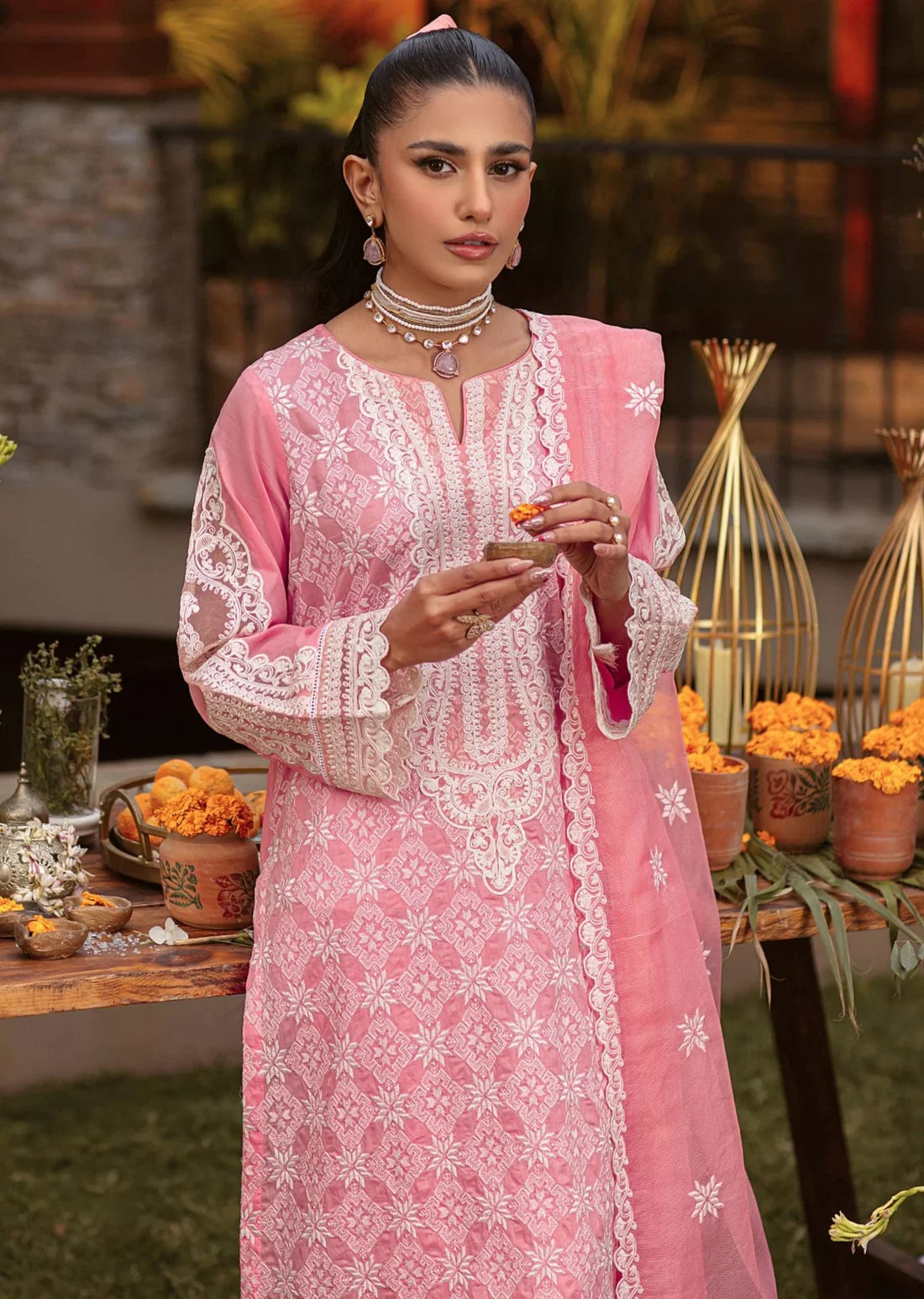 Mohagni | Muntazir Luxury Lawn 24 | MGZ-12 by Mohagni - Designer Dress - Type: Ladies Clothes - Available at Libayah - 100% Original