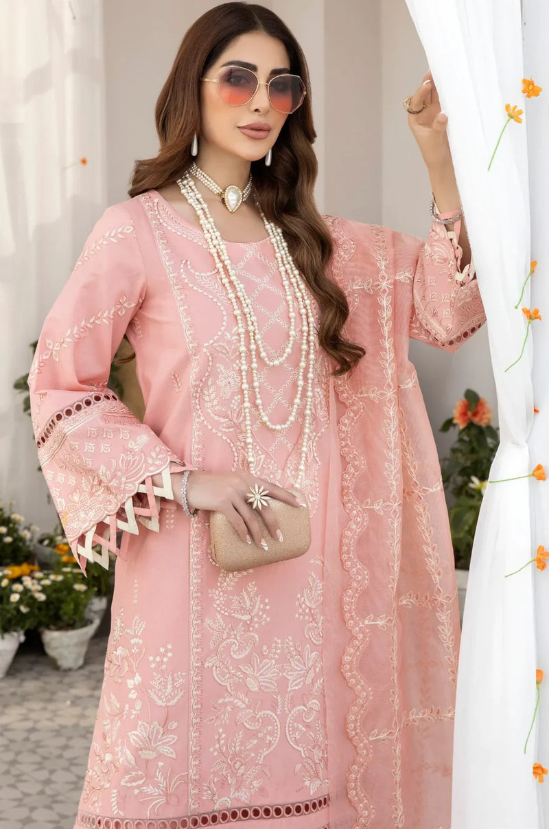 Mohagni | Muntazir Luxury Lawn 24 | AM-07 by Mohagni - Designer Dress - Type: Ladies Clothes - Available at Libayah - 100% Original