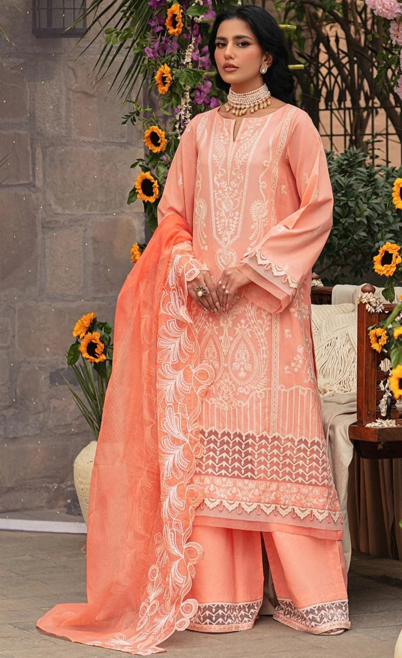 Mohagni | Muntazir Luxury Lawn 24 | CM-01 by Mohagni - Designer Dress - Type: Ladies Clothes - Available at Libayah - 100% Original