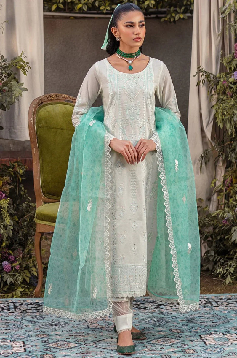 Mohagni | Muntazir Luxury Lawn 24 | CM-03 by Mohagni - Designer Dress - Type: Ladies Clothes - Available at Libayah - 100% Original