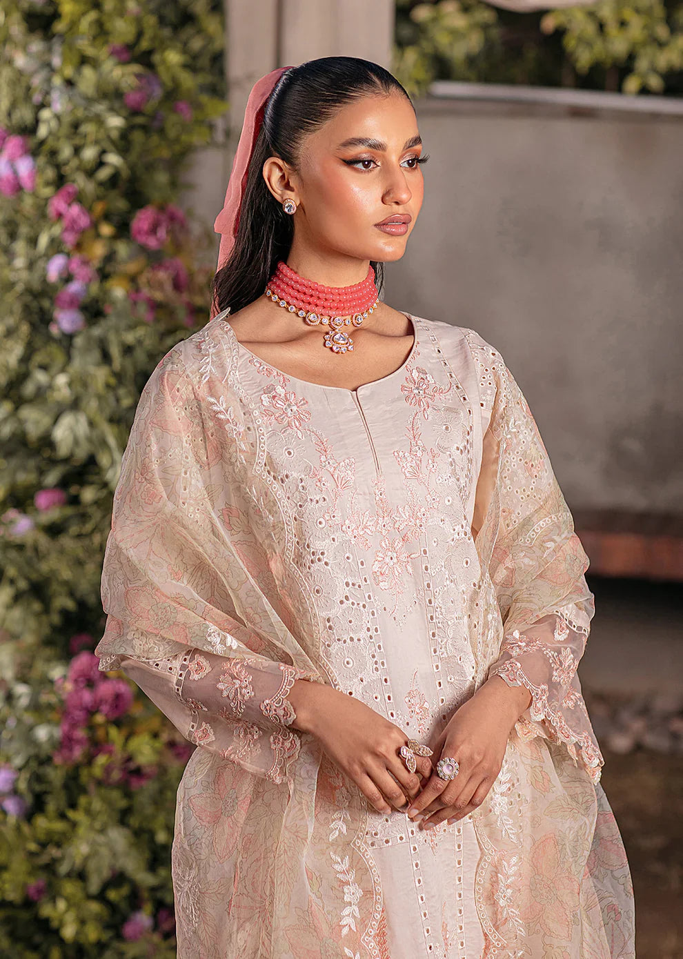 Mohagni | Muntazir Luxury Lawn 24 | CM-04 by Mohagni - Designer Dress - Type: Ladies Clothes - Available at Libayah - 100% Original