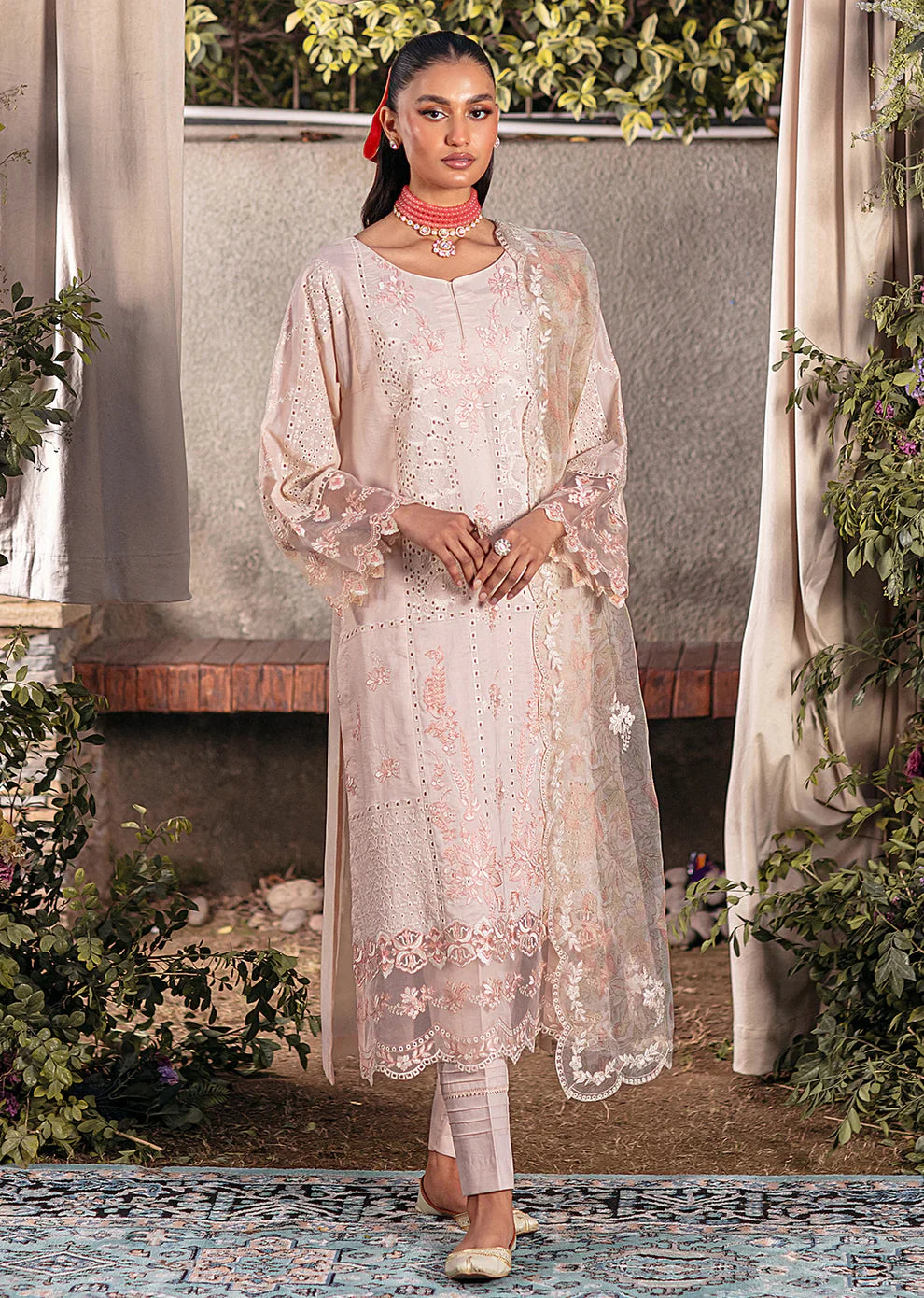 Mohagni | Muntazir Luxury Lawn 24 | CM-04 by Mohagni - Designer Dress - Type: Ladies Clothes - Available at Libayah - 100% Original