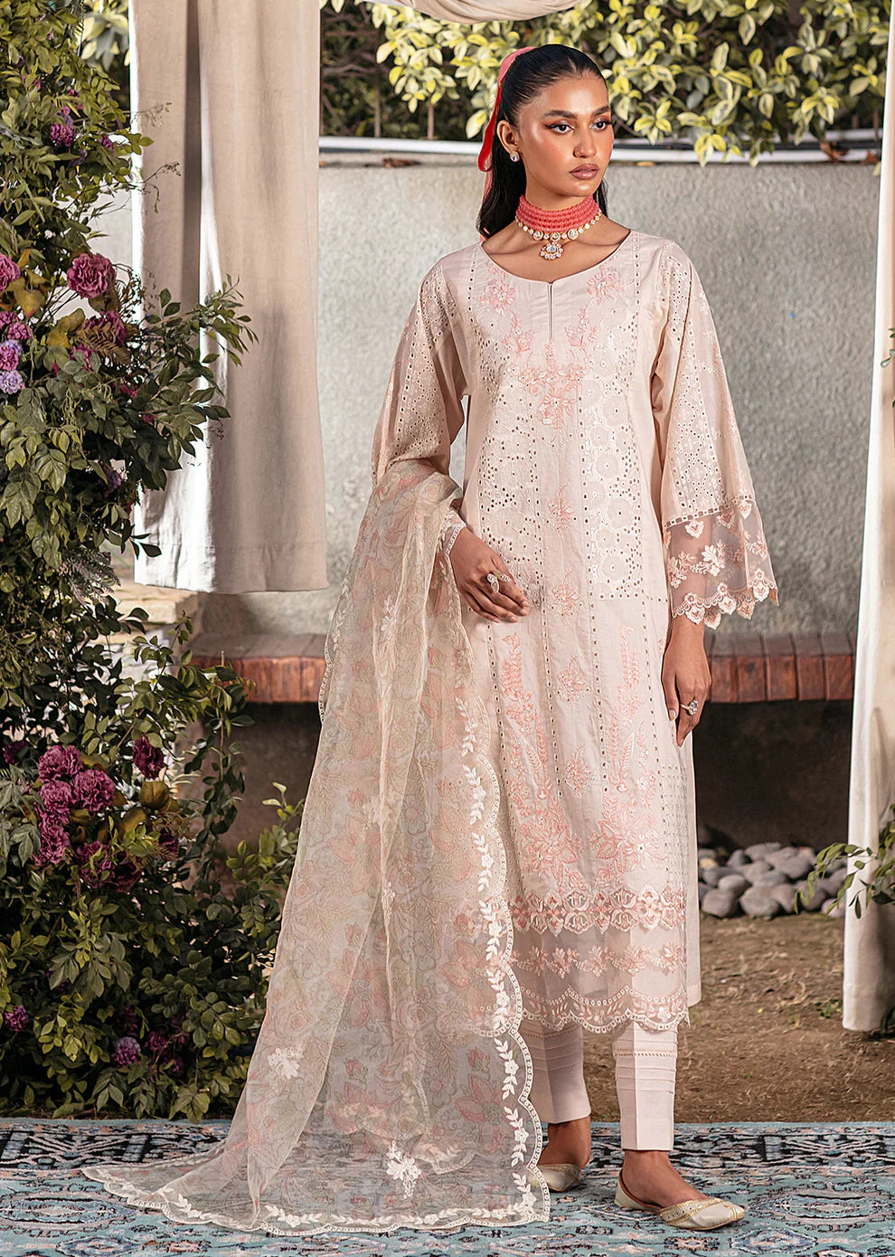 Mohagni | Muntazir Luxury Lawn 24 | CM-04 by Mohagni - Designer Dress - Type: Ladies Clothes - Available at Libayah - 100% Original