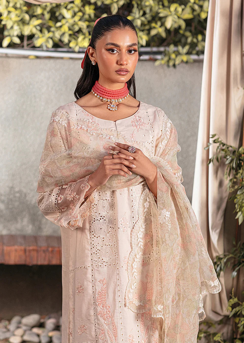 Mohagni | Muntazir Luxury Lawn 24 | CM-04 by Mohagni - Designer Dress - Type: Ladies Clothes - Available at Libayah - 100% Original