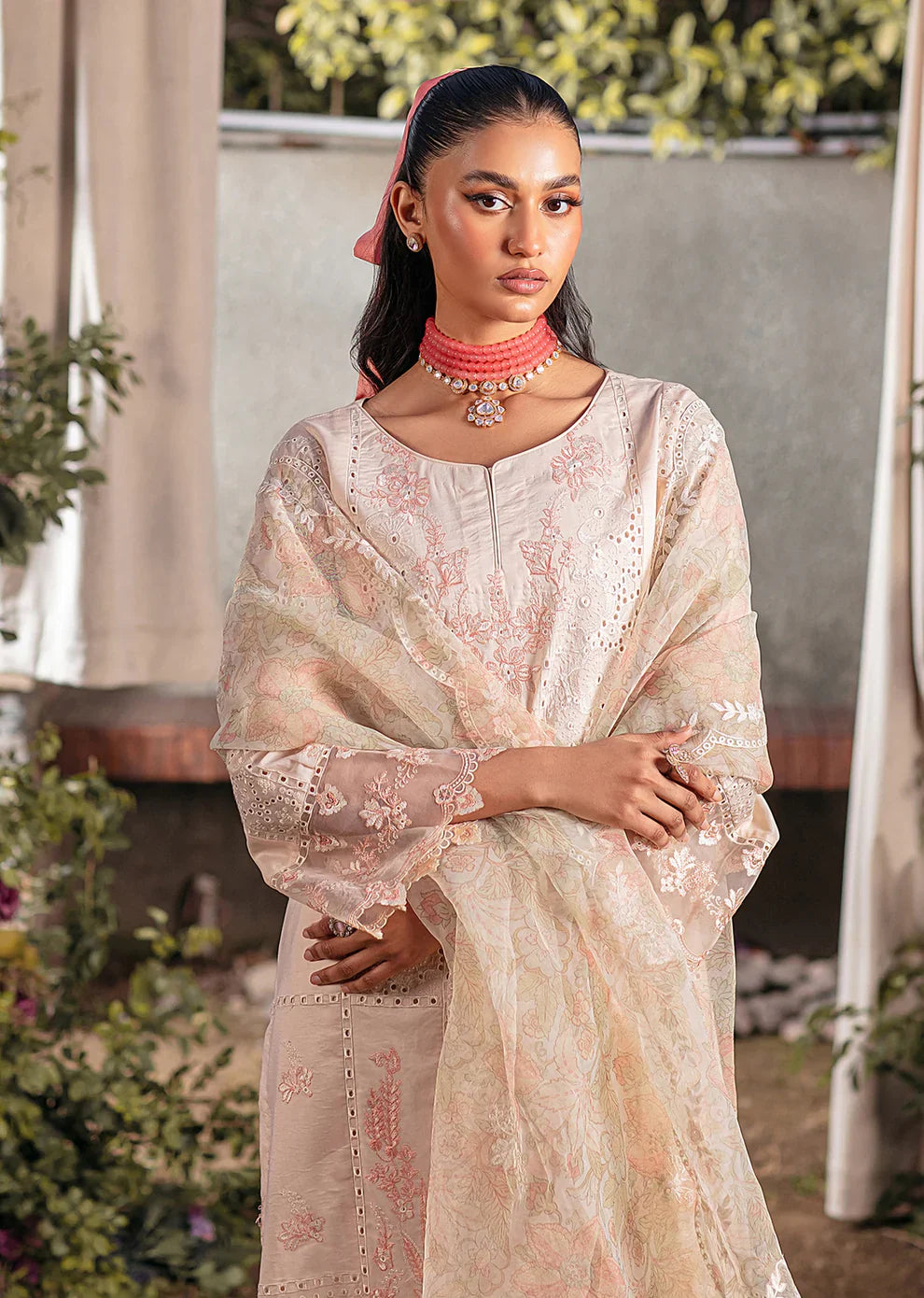 Mohagni | Muntazir Luxury Lawn 24 | CM-04 by Mohagni - Designer Dress - Type: Ladies Clothes - Available at Libayah - 100% Original