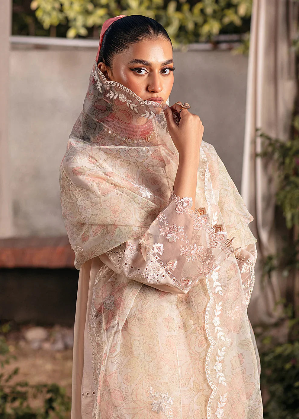 Mohagni | Muntazir Luxury Lawn 24 | CM-04 by Mohagni - Designer Dress - Type: Ladies Clothes - Available at Libayah - 100% Original
