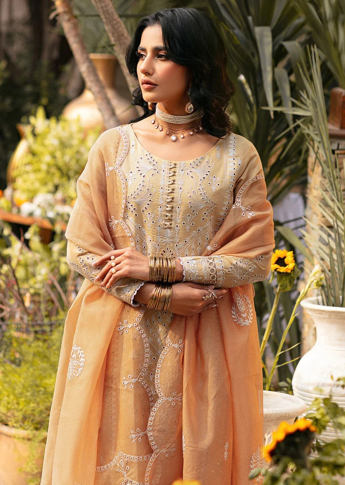 Mohagni | Muntazir Luxury Lawn 24 | CM-05 by Mohagni - Designer Dress - Type: Ladies Clothes - Available at Libayah - 100% Original