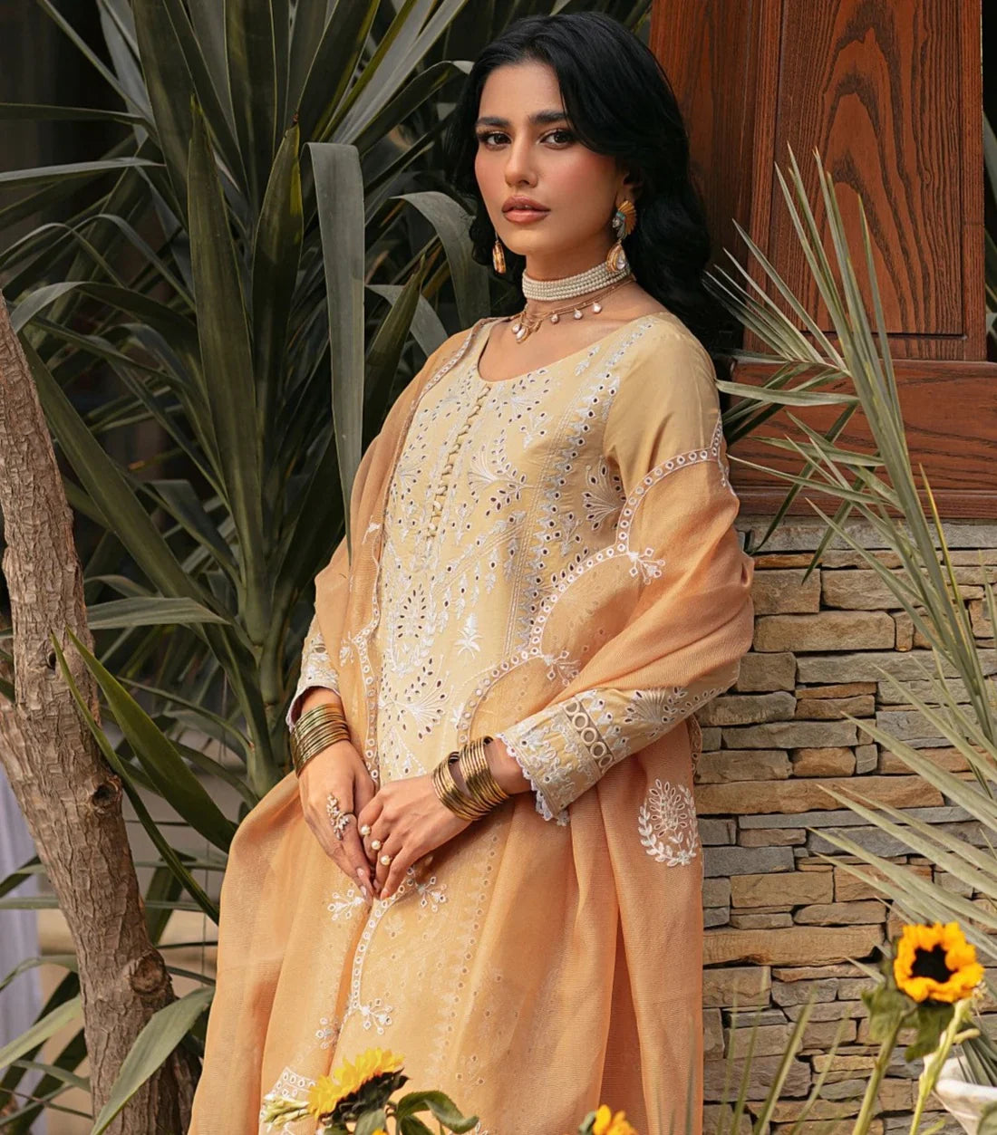 Mohagni | Muntazir Luxury Lawn 24 | CM-05 by Mohagni - Designer Dress - Type: Ladies Clothes - Available at Libayah - 100% Original