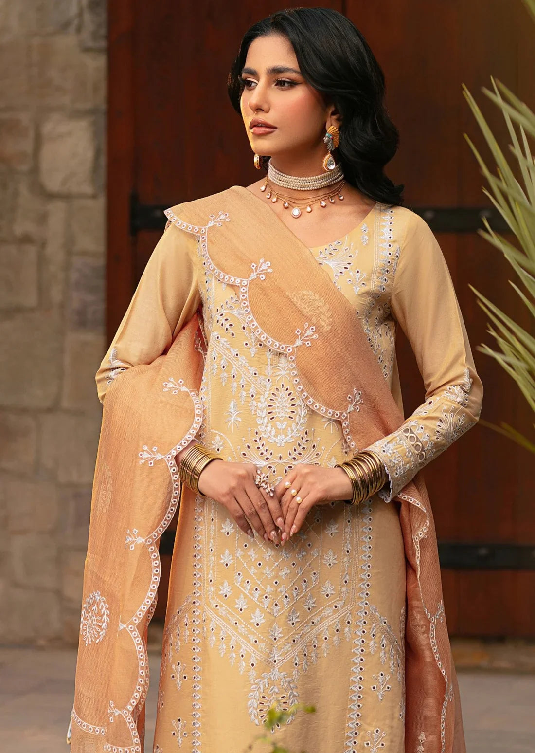 Mohagni | Muntazir Luxury Lawn 24 | CM-05 by Mohagni - Designer Dress - Type: Ladies Clothes - Available at Libayah - 100% Original