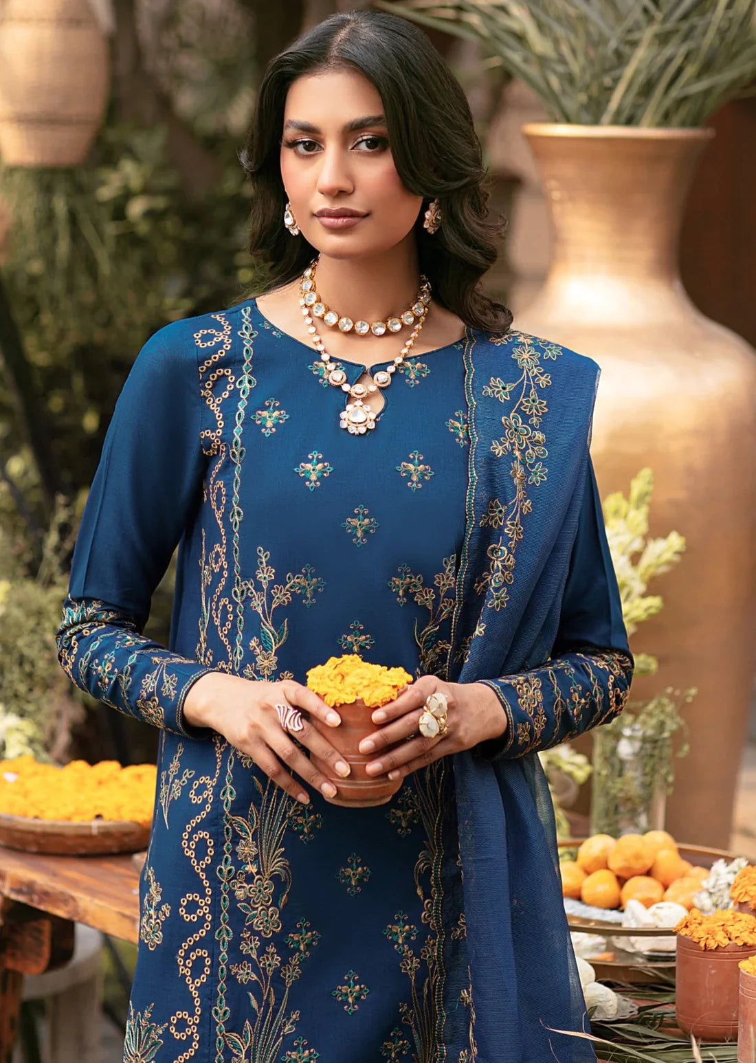 Mohagni | Muntazir Luxury Lawn 24 | CM-06 by Mohagni - Designer Dress - Type: Ladies Clothes - Available at Libayah - 100% Original