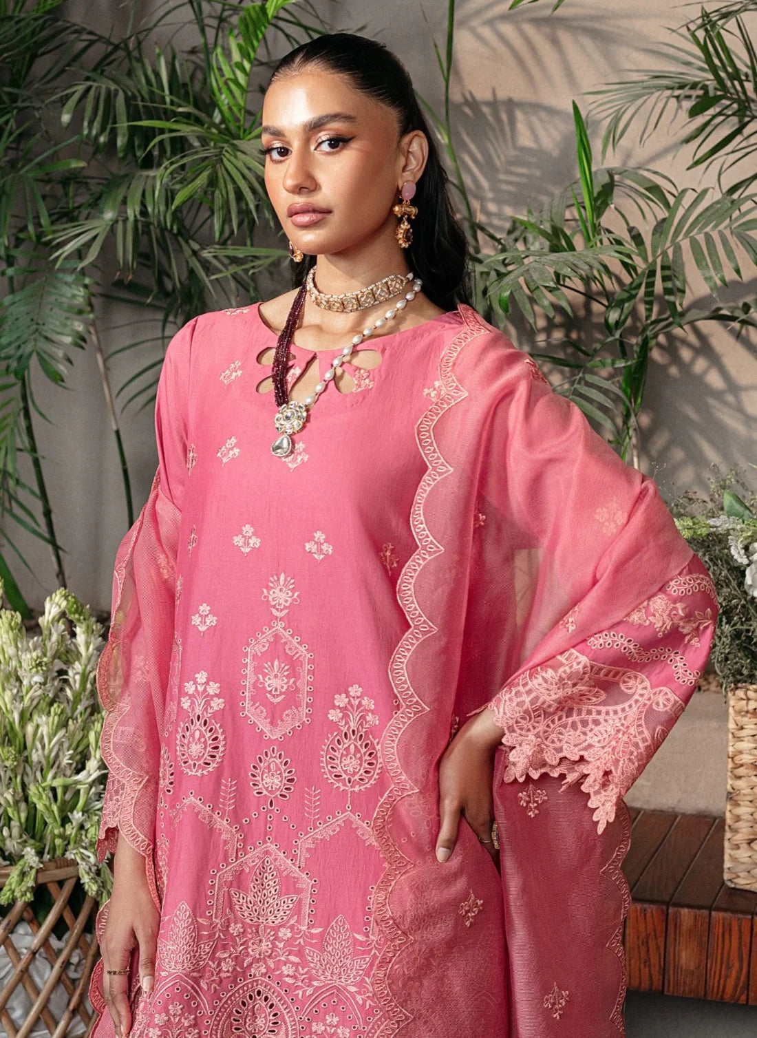 Mohagni | Muntazir Luxury Lawn 24 | CM-08 by Mohagni - Designer Dress - Type: Ladies Clothes - Available at Libayah - 100% Original