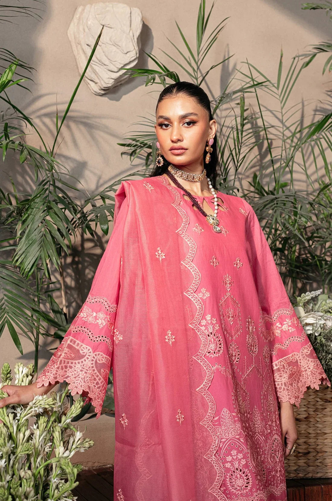 Mohagni | Muntazir Luxury Lawn 24 | CM-08 by Mohagni - Designer Dress - Type: Ladies Clothes - Available at Libayah - 100% Original
