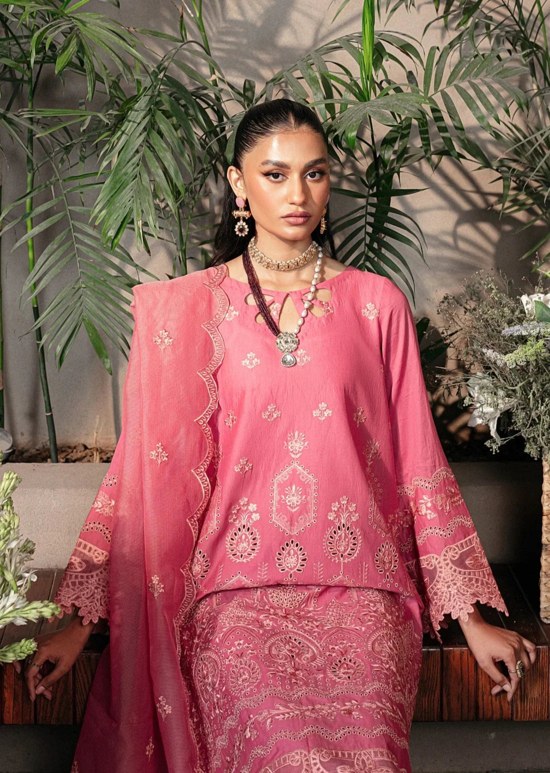Mohagni | Muntazir Luxury Lawn 24 | CM-08 by Mohagni - Designer Dress - Type: Ladies Clothes - Available at Libayah - 100% Original
