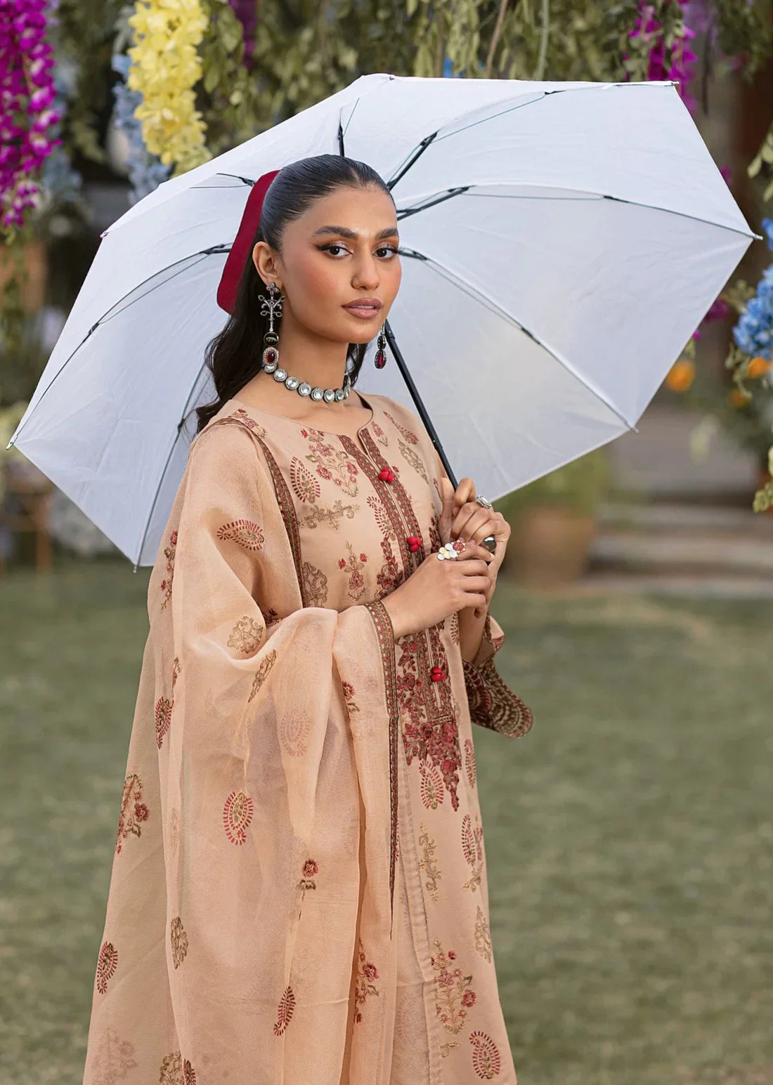 Mohagni | Muntazir Luxury Lawn 24 | CM-11 by Mohagni - Designer Dress - Type: Ladies Clothes - Available at Libayah - 100% Original