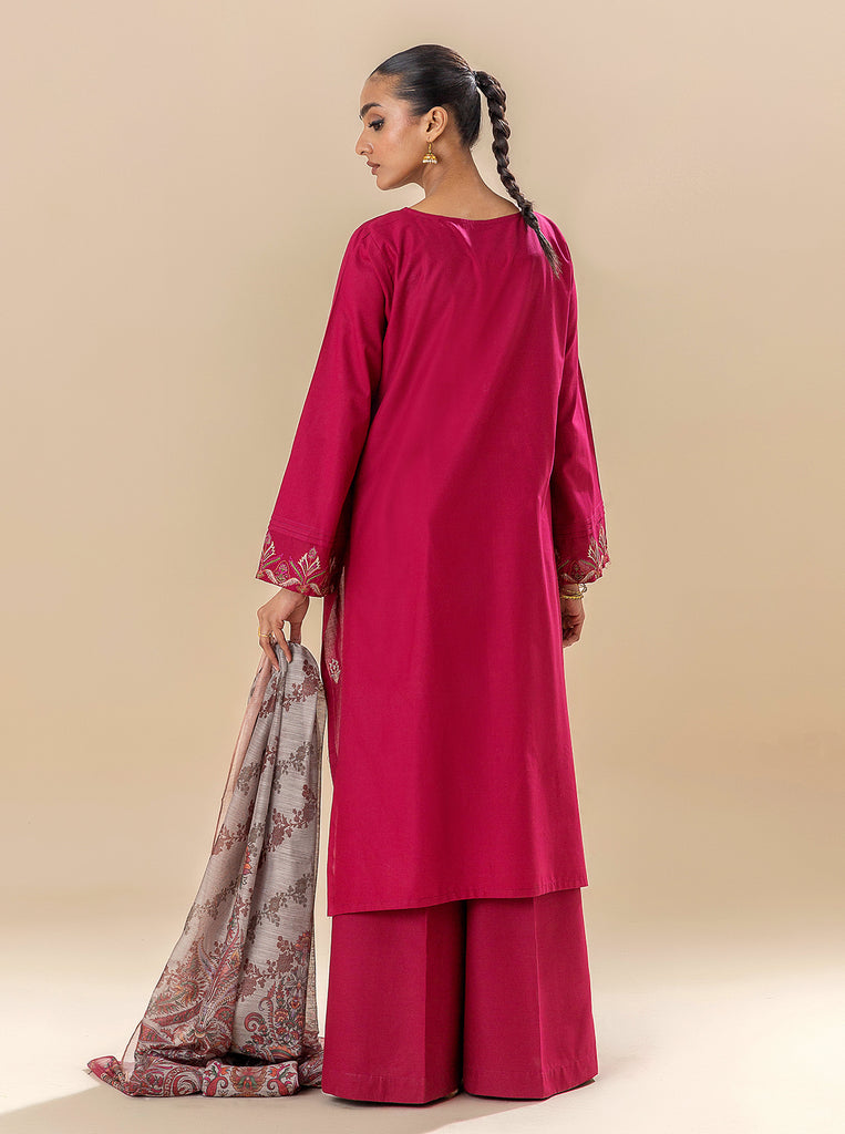 Morbagh | Lawn Collection 24 | RASPBERRY COULIS by Morbagh - Designer Dress - Type: Ladies Clothes - Available at Libayah - 100% Original