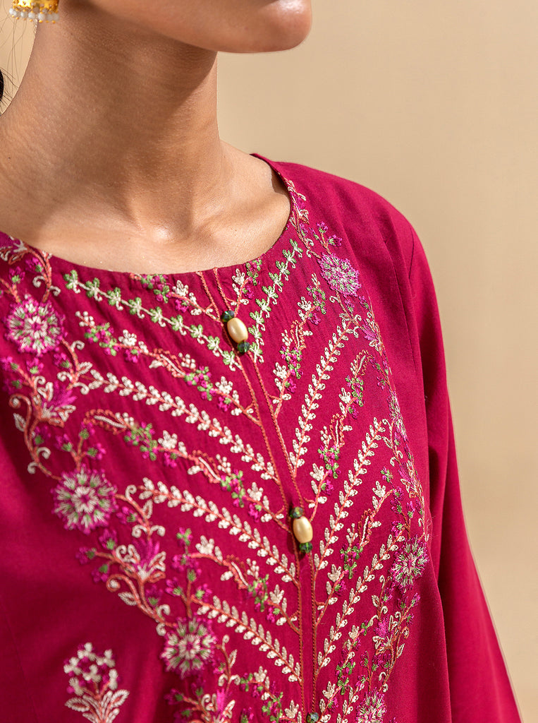 Morbagh | Lawn Collection 24 | RASPBERRY COULIS by Morbagh - Designer Dress - Type: Ladies Clothes - Available at Libayah - 100% Original