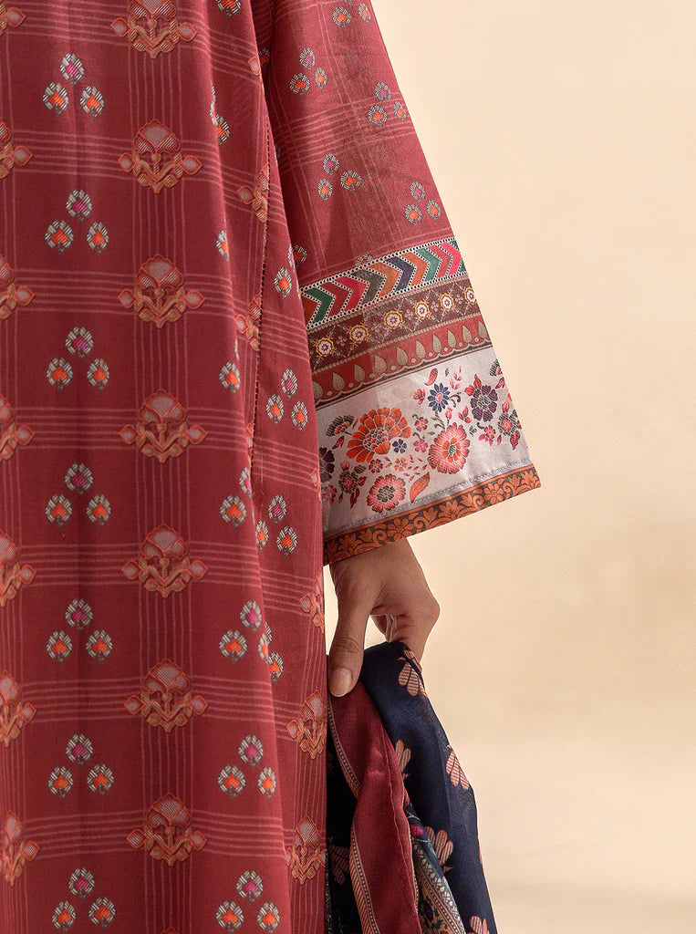 Morbagh | Lawn Collection 24 | ROYALTY RED by Morbagh - Designer Dress - Type: Ladies Clothes - Available at Libayah - 100% Original