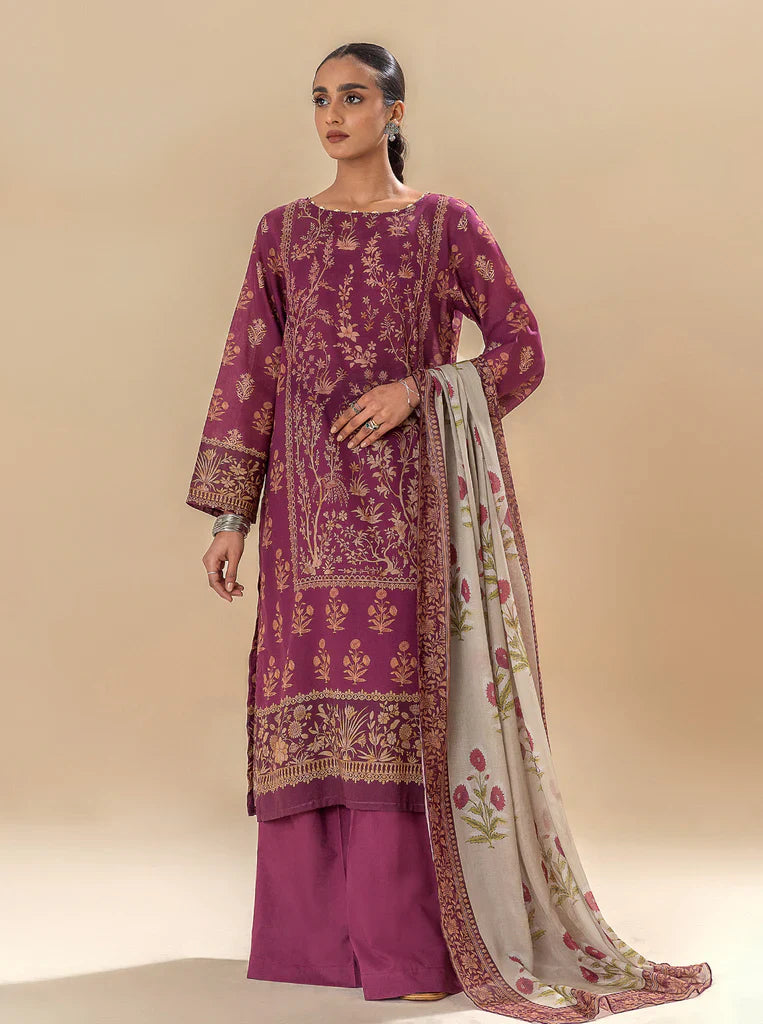 Morbagh | Lawn Collection 24 | MAGENTA MOON by Morbagh - Designer Dress - Type: Ladies Clothes - Available at Libayah - 100% Original