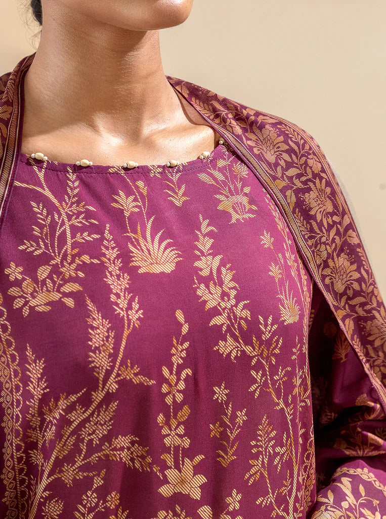 Morbagh | Lawn Collection 24 | MAGENTA MOON by Morbagh - Designer Dress - Type: Ladies Clothes - Available at Libayah - 100% Original