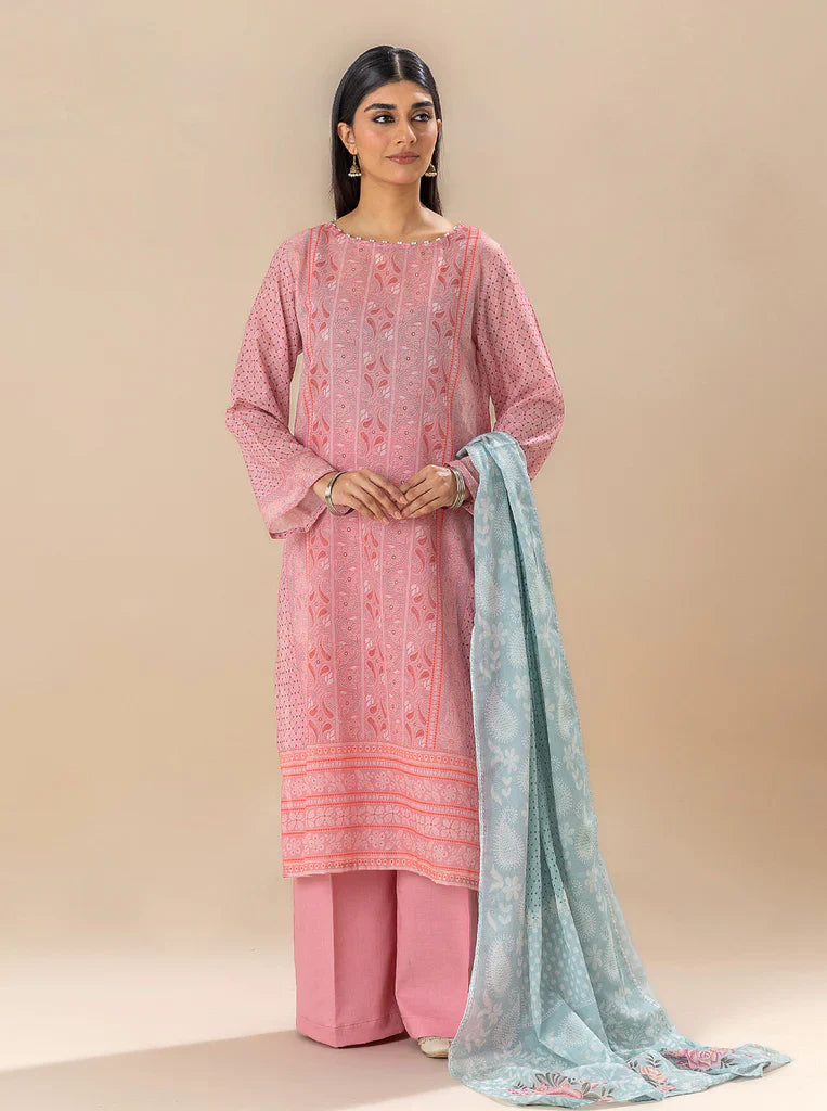 Morbagh | Lawn Collection 24 | SERENE NEEDLE by Morbagh - Designer Dress - Type: Ladies Clothes - Available at Libayah - 100% Original