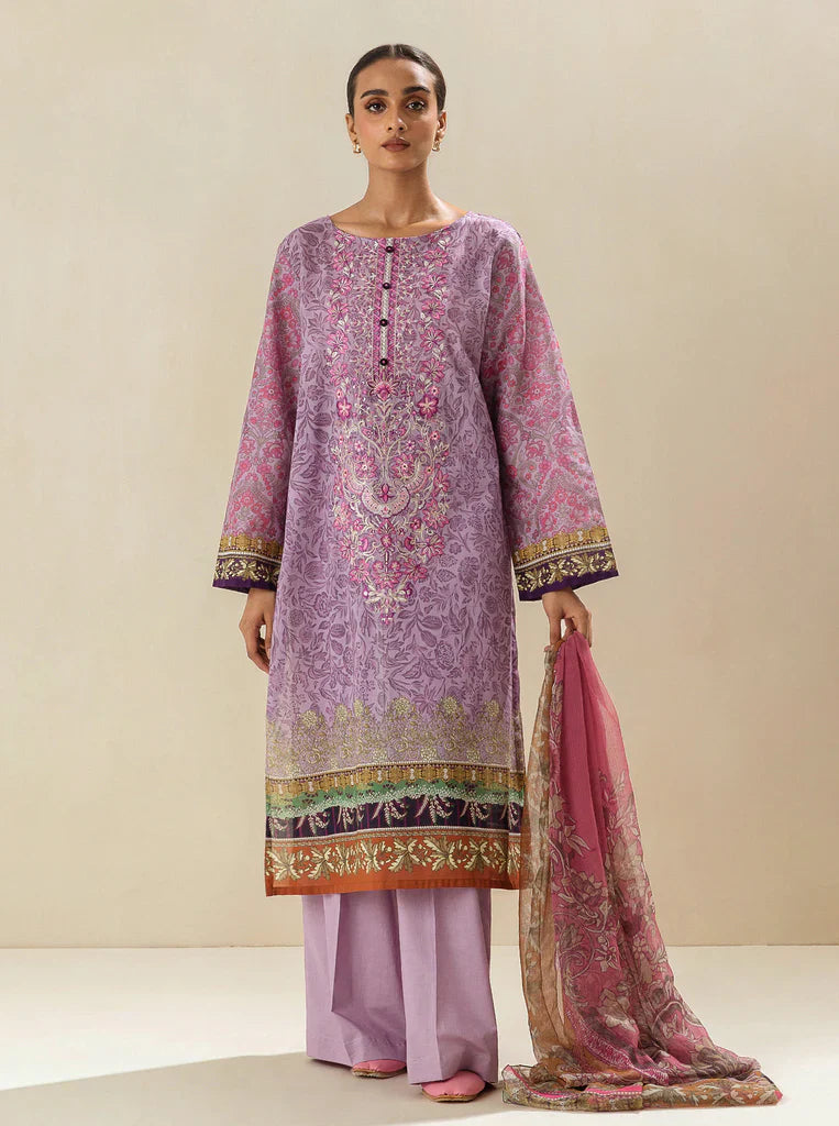 Morbagh | Lawn Collection 24 | LAVENDULA LOOP by Morbagh - Designer Dress - Type: Ladies Clothes - Available at Libayah - 100% Original