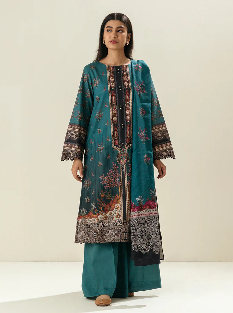 Morbagh | Lawn Collection 24 | EMERALD ABUNDANCE by Morbagh - Designer Dress - Type: Ladies Clothes - Available at Libayah - 100% Original