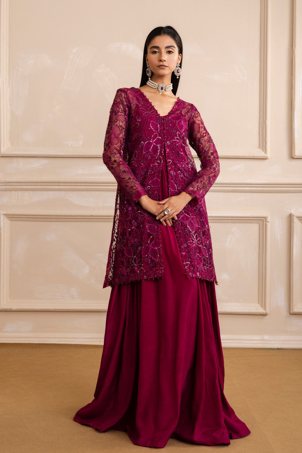 Maryum N Maria | Zaira Pret | MULBERRY by Maryum N Maria - Designer Dress - Type: Ladies Clothes - Available at Libayah - 100% Original