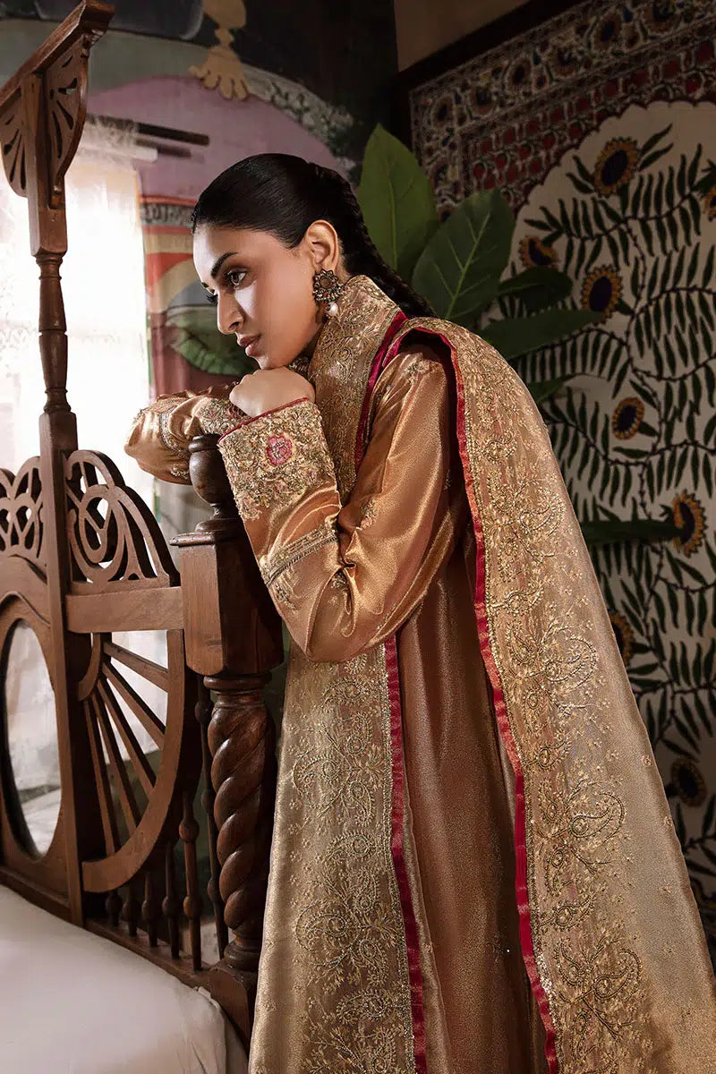 Mushq | Sunehri Anmol Edit | Aleha by Mushq - Designer Dress  - Type : Wedding Dress - Available at Libayah - 100% Original 