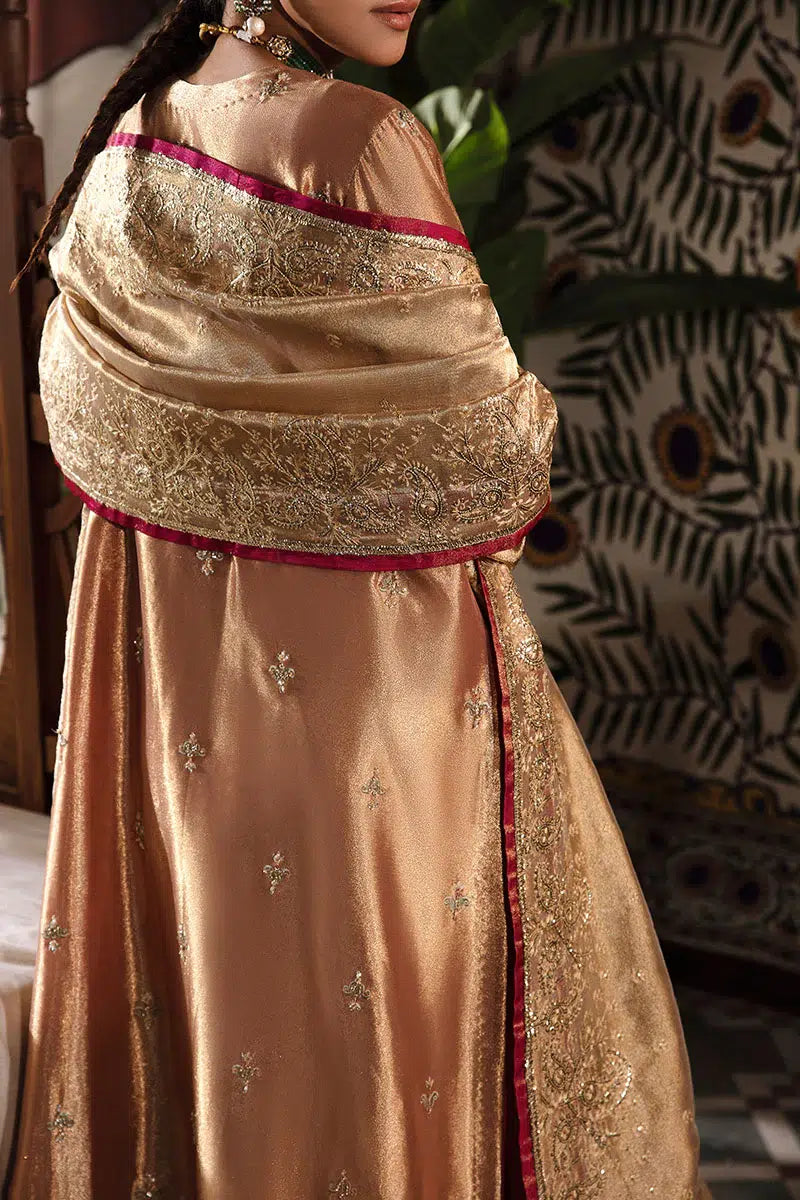 Mushq | Sunehri Anmol Edit | Aleha by Mushq - Designer Dress  - Type : Wedding Dress - Available at Libayah - 100% Original 