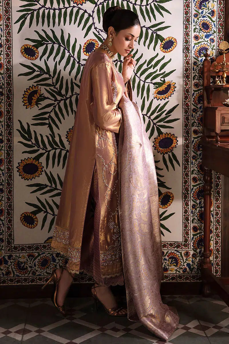 Mushq | Sunehri Anmol Edit | Nurah by Mushq - Designer Dress  - Type : Wedding Dress - Available at Libayah - 100% Original 